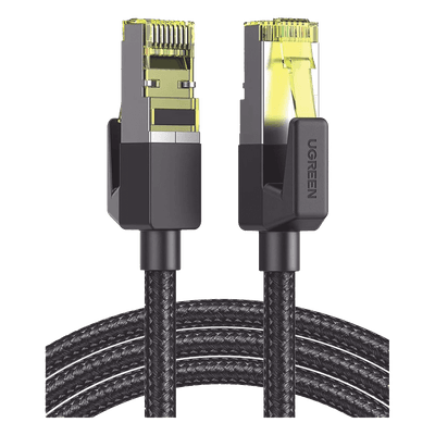 Cable Ethernet / Cat7 / F/FTP / 10 Gbps / 600 MHz / 1 m (3.28 ft) / Malla Nylon 80421 UGREEN