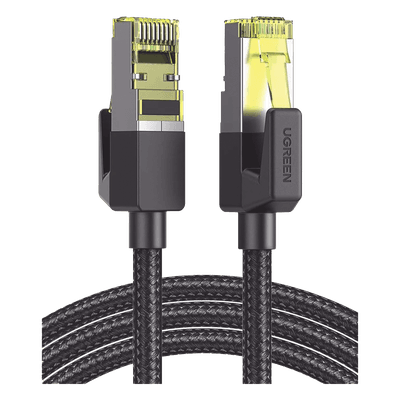 Cable Ethernet Cat7 / Blindaje F/FTP / 3 Metros (9.84 Pies) / 10 Gbps / 600 MHz / Conectores Oro 80424 UGREEN