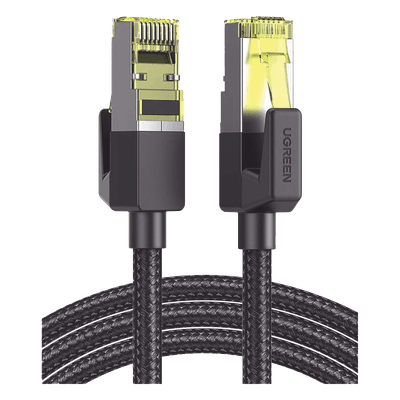 Cable Ethernet Cat7 / Blindaje F/FTP / 10 Gbps / 600 MHz / 5 m (16.40 ft) / Malla Nylon 80425 UGREEN