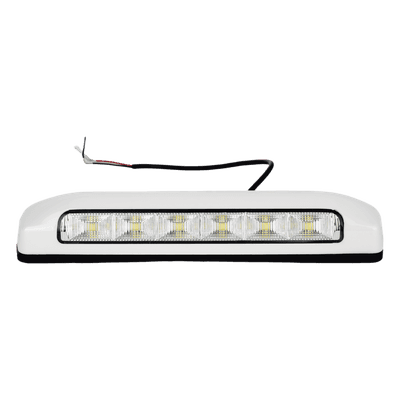 Luz de Escena LED / 6 LED / 75 lm / IP67 / 12-24 VCC / 0.1 A / 203 x 41 x 29 mm / 8 x 1.6 x 1.1 in / -30°C a +50°C / Bisel Blanco XLTE2205W EPCOM INDUSTRIAL SIGNALING
