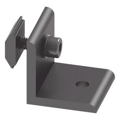 Grupo Conector L / Aluminio Anodizado 6005-T5 / Ángulo L / 1x4 LC / Montaje EPL-AM01 EPLLCN202B EPCOM POWERLINE