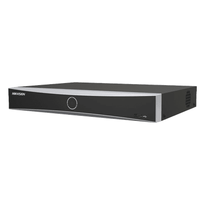 [Acusearch] NVR 12 Megapíxel (4K) / 8 canales IP / AcuSense (Evita Falsas Alarmas) / Reconocimiento Facial / 1 Bahía de Disco Duro / HDMI en 4K / Sin Puertos PoE DS-7608NXI-K1(D) HIKVISION