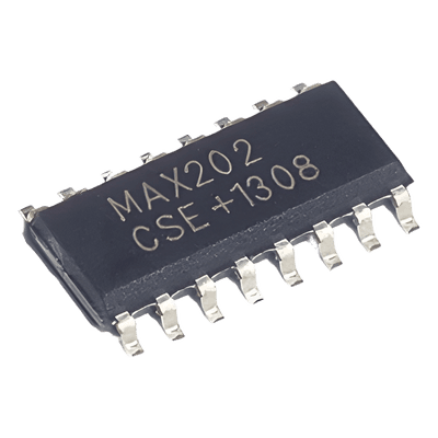 Circuito Integrado / Tranceptor RS-232 / +5V / 2 Drivers / 2 Receivers / SOIC16 MAX202CSE-ND SYSCOM