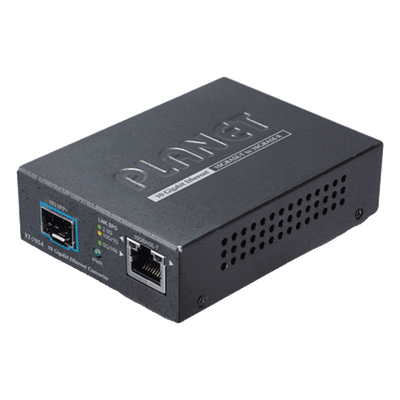 Convertidor de Medios / 10G/5G/2.5G/1G/100M a SFP+ / 10GBASE-X / Cobre a Fibra / 300m a 60km / 3.75W XT-705A PLANET