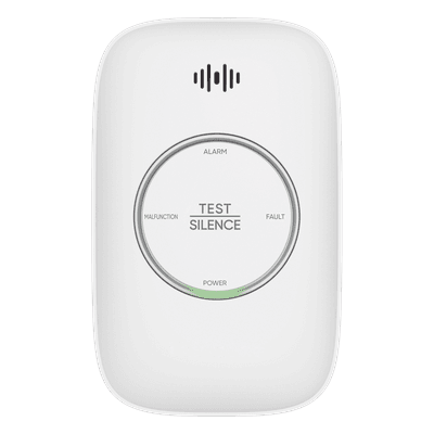 Detector de Gas LP / Propano C3H8 / Rango 0-25% LEL / Umbral 10% LEL / Alarma 70-115 dB a 1 m / Salida para Válvula y Ventilador / IP30 HF-GP110 HIKVISION