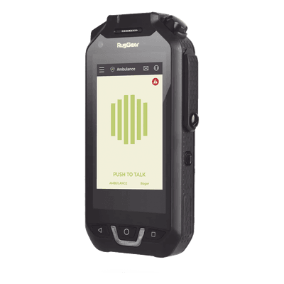 Radio PoC LTE / MCPTT / Botón PTT y Selector Dedicado / Altavoz 105 dB / IP68 y MIL-STD-810H / Batería 5000 mAh RG750-TSMART TASSTA