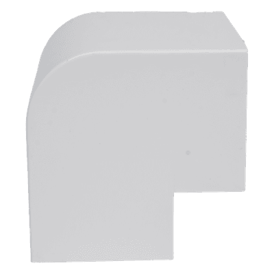 Esquinero Exterior / PVC Autoextinguible / Compatible Canaleta TMK-4577 / Resistente UV y Humedad / Color Blanco TMK-4577-EE THORSMAN