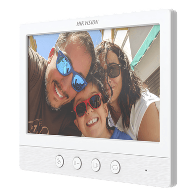 Monitor Adicional para Videoportero / Pantalla 7 Pulgadas / Resolución 1024x600 / Botones Mecánicos / Instalación 4 Hilos 100 m (328 ft) DS-KH2230T HIKVISION