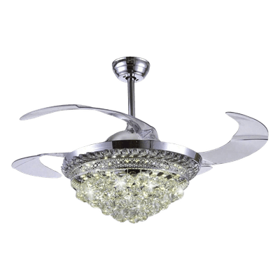 Ventilador de Techo con Luminario LED / 110 V CA 50/60 Hz / 88 W / 4500 lm / 3 Temperaturas de Color 2700-4000-6500 K / 1075 mm (3.5 ft) / 6 Velocidades / No Regulable