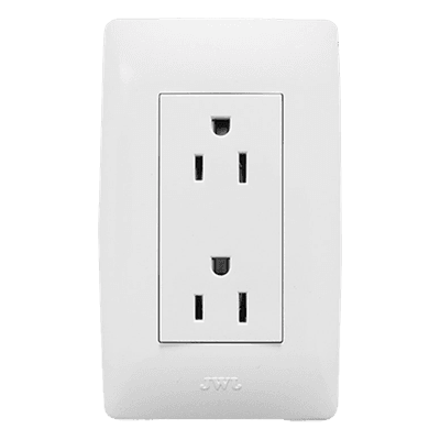 Toma de Corriente Dúplex / 127 V~60 Hz / 15 A / 1 Módulo Compacto / 2P+T / 40,000 Maniobras JTL-B72-24 JWJ