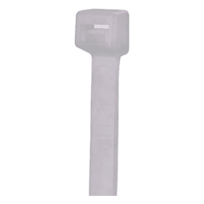 Brida de Nylon 6.6 / 206 mm (8.1 in) x 7.6 mm / Exterior Resistente a UV / Paquete 50 pz / AH-2 Plenum