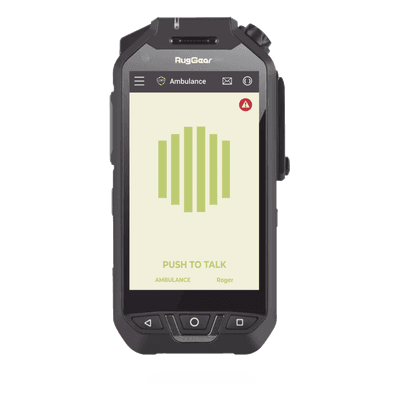 Smartphone MCPTT / Botón PTT y Selector de Canal / Altavoz 105 dB / IP68 y MIL-STD-810H / LTE Global / Batería 5000 mAh RG750-TSMART-1GB TASSTA