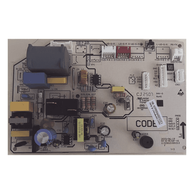 Tarjeta controladora principal / Montaje en bastidor / 19 subcomponentes / Unidad interior IDU 11222003003803 AUFIT