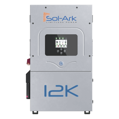 Inversor Híbrido / 12 kW / 220 VCA / Fase Dividida / IP65 / 48 VCC / MPPT Dual / 13 kW FV / Transferencia 4 ms 12K2P SOL-ARK