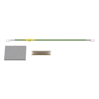 Kit de Conexión a Tierra / Para Gabinetes Multipropósito / Cable 10 AWG 13.25 in (336.6 mm) / Accesorios de Instalación / Montaje en Pared MSGK PANDUIT