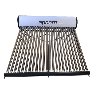 Calentador Solar de Baja Presión / 240 L / 24 Tubos de Vacío / Resistente a Granizo 25 mm / Termotanque Inoxidable Grado Alimenticio / Altura Mínima 1.2 m (3.9 ft) STELPWH240 EPCOM