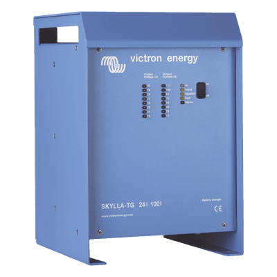 Cargador de Baterías Marino / 24 V / 80 A / 230 V CA / Bancos 400-800 Ah / 2 Salidas Aisladas / 3 Etapas Microprocesador CSTG24/80 VICTRON ENERGY