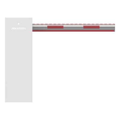 Brazo de barrera / 4 m / 13.1 ft / Iluminación LED / 24 VDC / Aluminio / 4000 x 44 x 95 mm 307500578 HIKVISION