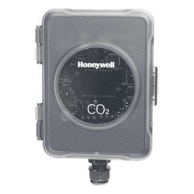 Sensor de CO2 para Ducto / 0 a 9999 ppm / NDIR Doble Longitud de Onda / Salida Analógica 0-10V / 2-10V / 4-20 mA / IP65 / Autocalibración HSCD-D2U HONEYWELL BMS