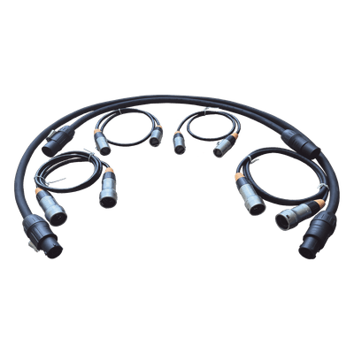 Kit de Cables de Interconexión para Paneles LED de Exterior / Datos y Corriente / Cables Derecho 65 cm (25.6 in) / Cables Izquierdo 116 cm (45.7 in) / Compatible con Familias CD-1AAB y CD-2APA
