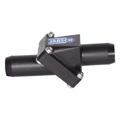 Válvula Antirretorno en Línea / Conexión 25 mm (1') / Plástico con Válvula de Nitrilo / Puerto Ajustable / 0.11 kg