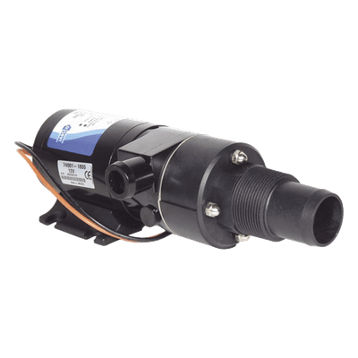 Bomba Maceradora / 12 Vcd / Caudal 43 l/min a 3 m / Altura Máxima 6 m / Entrada 38 mm (1½") / Descarga 25 mm (1") / Autocebante 0,6 m 18590-2092 JABSCO