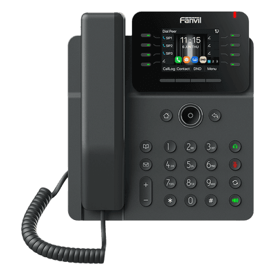 Teléfono IP Wi-Fi / 12 Líneas SIP / Pantalla Color 2.8 V62W FANVIL