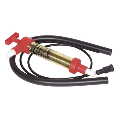 Bomba Manual de Extracción / Latón Resistente a la Corrosión / Flujo 5 L/min / Manguera 13 mm / Compacta 260 mm