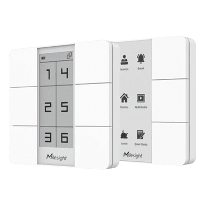 Panel de Escenas LoRaWAN / 6 Botones Programables / Display Digital / Alcance 15 km (9.3 mi) / Batería 3 Años