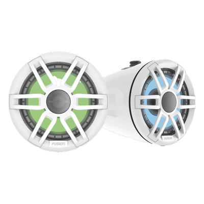 Altavoces Náuticos para Torre de Wake / 6.5 Pulgadas / 200 W Pico / 50 W RMS / IP67 / LED RGB / 91 dB Sensibilidad 10-02583-00 GARMIN