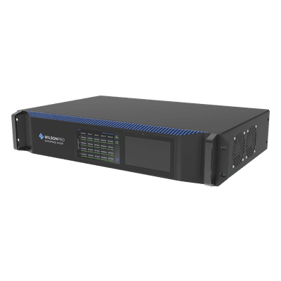 Amplificador de Señal Celular / Cobertura 4800 m² (51,667 ft²) / 4 Puertos Interiores 17 dBm / 3 Antenas Exteriores / Montaje en Rack / Acceso Remoto LTE 461-053-R WILSONPRO / WEBOOST