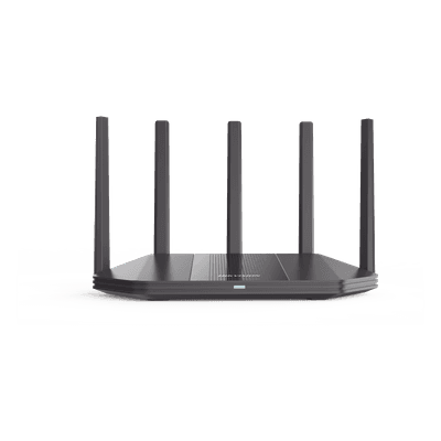 Router Wi-Fi 6 / Dual Banda 1800 Mbps / 4 Puertos Gigabit / 5 Antenas / Mesh / Beamforming MU-MIMO DS-3WR18X HIKVISION