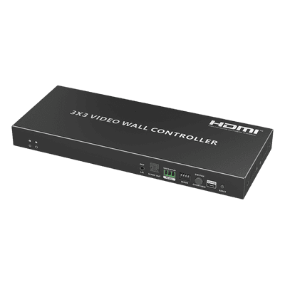 Controlador de Video Wall / 1x HDMI 2.0 In / 9x HDMI Out / 3x3 / 4K60Hz / HDCP 2.2