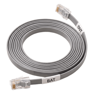 Cable de Comunicación RJ45-RJ45 / 150V DC / Conectores Blindados / 1 m (3.3 ft) / Industrial