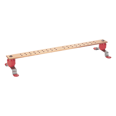 Pletina de Conexión a Tierra / Cobre / 24" Largo (2 pies) / 2" Ancho / 1/4" Grosor / Telecomunicaciones y Centro de Datos GB2A18I PANDUIT