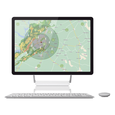 Sistema de Alerta de Rayos / 500 Mensajes / 2 Radios / DND Programable / Repetición Ajustable / Todo Despejado COMMANDER1-M FEDERAL SIGNAL INDUSTRIAL