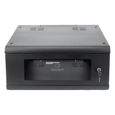 Gabinete de Pared / 4U / 635mm (2.08 ft) Profundidad / Cristal Templado / Acero Reforzado