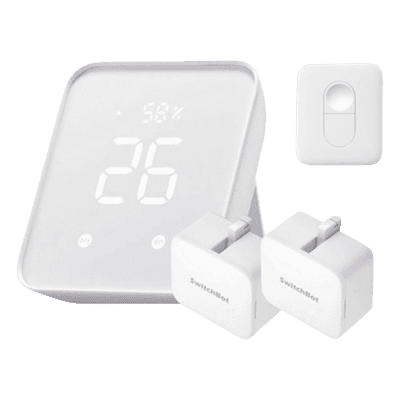Controlador Hub Inteligente / Conexión Dual Wi-Fi y Bluetooth 4.2 / Alcance 120 m (393.7 ft) / Compatibilidad IR / Soporte Matter SWITCHBOTKHBR SWITCHBOT