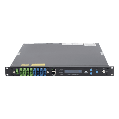 Amplificador Óptico EYDFA / 8 Puertos / 1550 nm / Potencia de Salida 37 dBm / Gestión SNMP y Web V8816W-8P-22 V-SOL