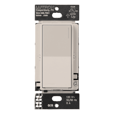 Apagador Auxiliar Companion / Control Multi-Ubicación / Hasta 4 Unidades / Sin Neutro / Cableado hasta 45.7 m (150 ft) / FASS Integrado RRSTRSTP LUTRON RADIORA 3