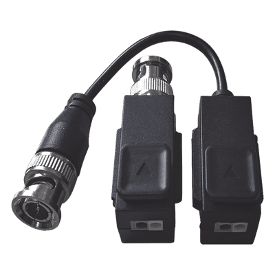 Transceptor de Video Pasivo / Hasta 8 MP (4K) / Distancia 400 m (1312.3 ft) / Inmunidad 60 dB / Audio por Coaxitron / Push Button