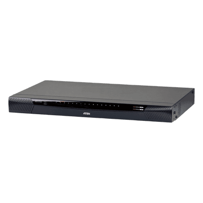 Switch KVM por IP / Cat 5 / 16 puertos / 1 consola local / 1 consola remota / Virtual Media / 1920x1200 KN1116VA ATEN