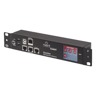 Gateway de Gestión Ambiental / 1U Rack / 48 Sensores / 3 Puertos RJ45 / Alcance 40 m (131.2 ft) / LCD Táctil / SNMP BACnet Modbus/TCP 11079-000 HOFFMAN
