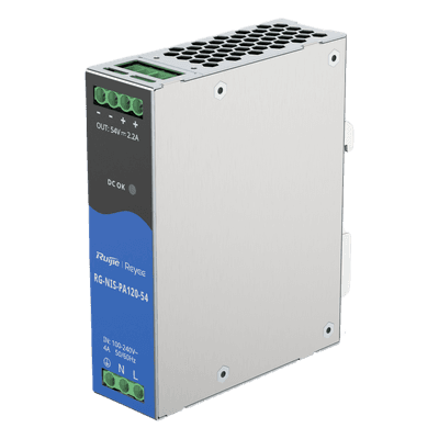 Fuente de Alimentación AC/DC / 120W / DIN-Rail / Entrada Universal / Protección Integrada RG-NIS-PA120-54 RUIJIE