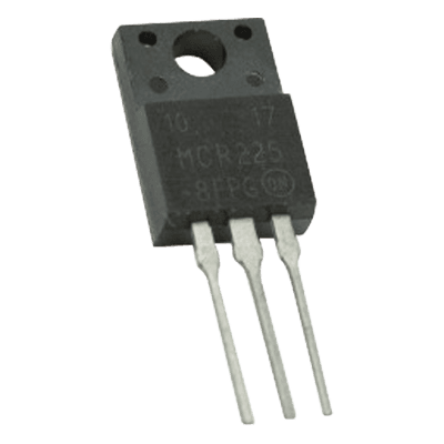 Transistor Diodo SCR / 25 A / 20 W / Fuentes RS-12A y RS-20A / Diseño Compacto MCR-225 SYSCOM