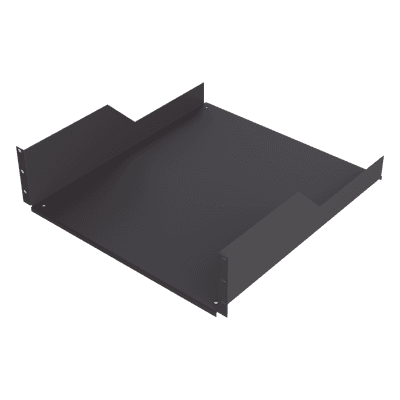 Charola para Rack / 19 in / 50 cm (1.64 ft) Profundidad / 3U / 22 kg Carga / Negro