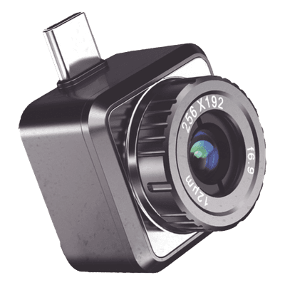 Cámara Termográfica para Smartphone / 256 × 192 / SuperIR / Enfoque Manual / -20°C a 400°C / ±2°C / USB-C y Lightning / IP40 HM-TJ32-7RF-MINI2PLUSV2 HIKMICRO