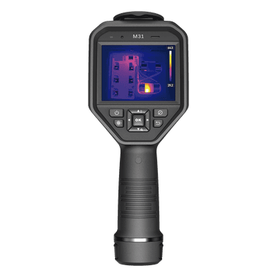 Cámara Termográfica Portátil Dual / Resolución Térmica 384 x 288 / Lente Óptico 8 Megapixel / Wi-Fi Dual Band / IP54 / Batería 5 Horas / Caída 2 m (6.56 ft) HM-TP23-7QF/W-M31 HIKMICRO