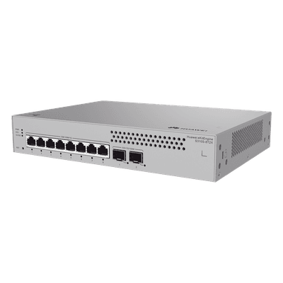 Switch de Acceso Administrable Capa 2+ / 8 Puertos Gigabit / 2 Puertos 10GE SFP+ Uplink / 56 Gbps / 42 Mpps S310S-8T2X HUAWEI