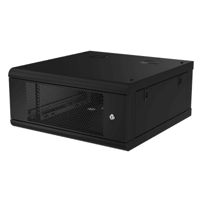 Gabinete de Pared / Puerta Perforada / 4U / 19 in / 635 mm (2.08 ft) Profundidad / Acero Reforzado